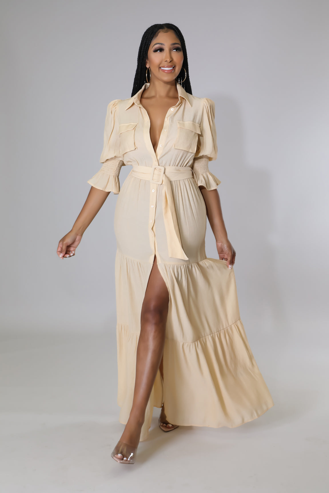 Linen Girly Dress