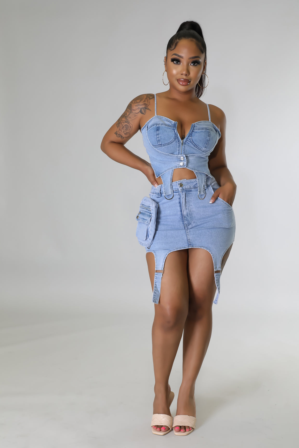 Davilyn Skirt Set