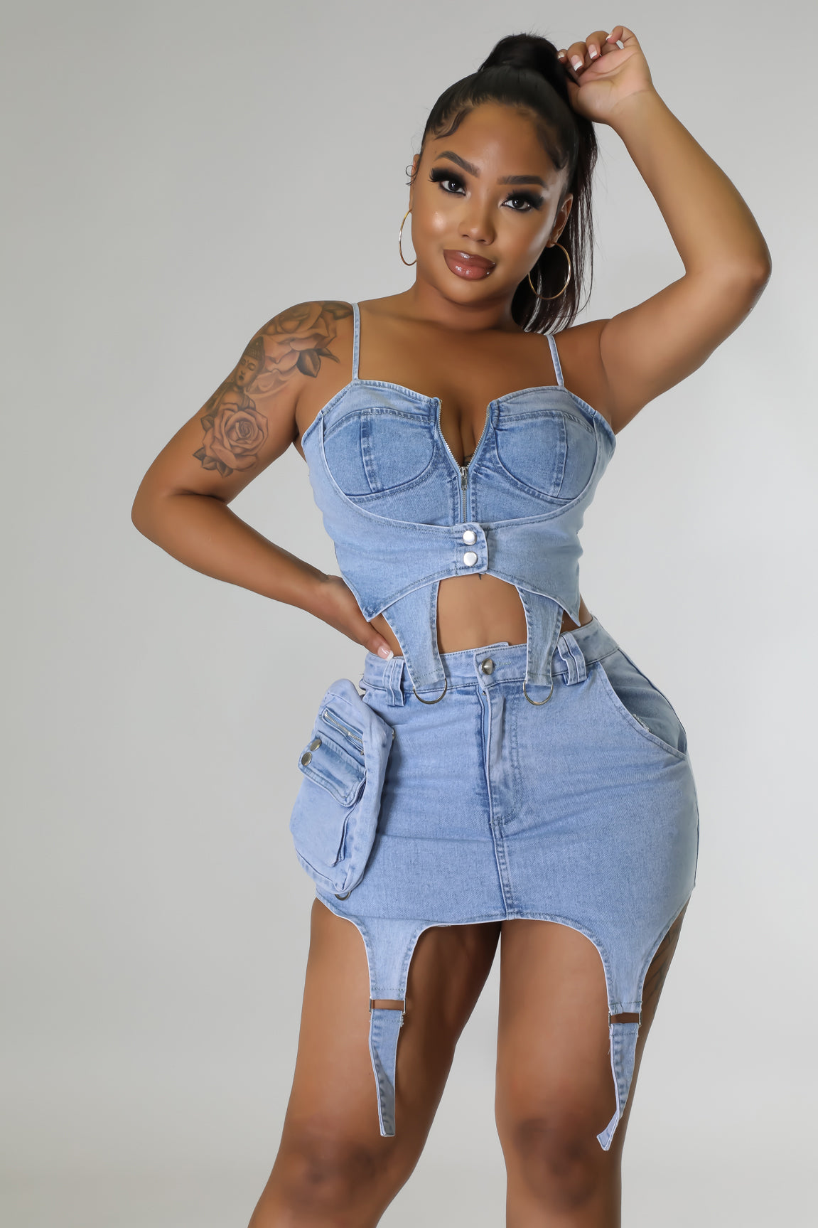 Davilyn Skirt Set