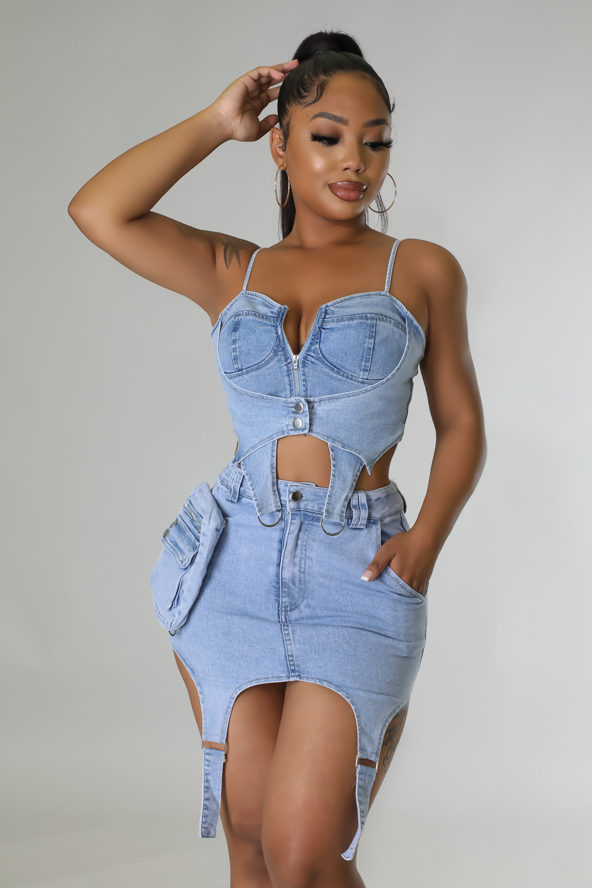 Davilyn Skirt Set