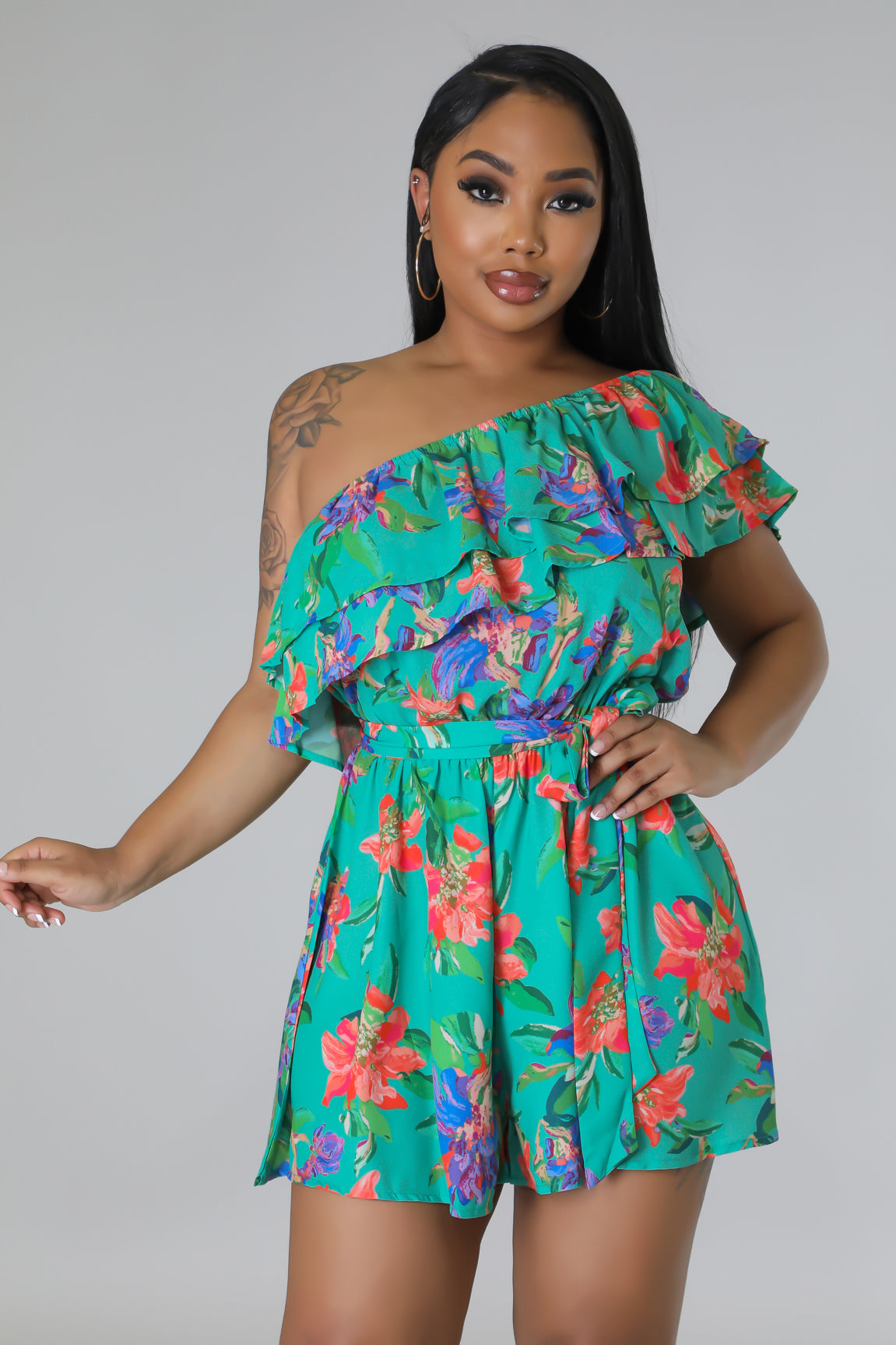 Floral Mami Romper