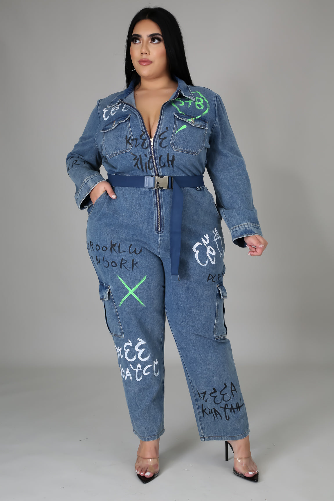 Daisy Denim Jumpsuit