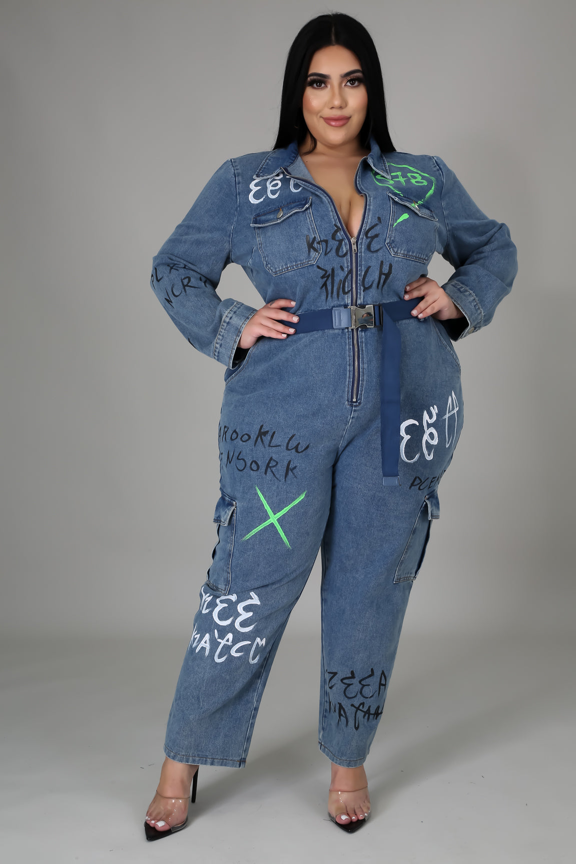 Daisy Denim Jumpsuit