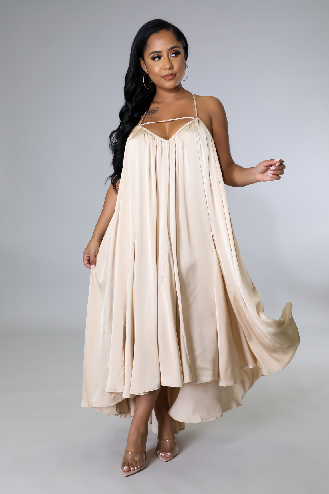 Satin Baby Dress