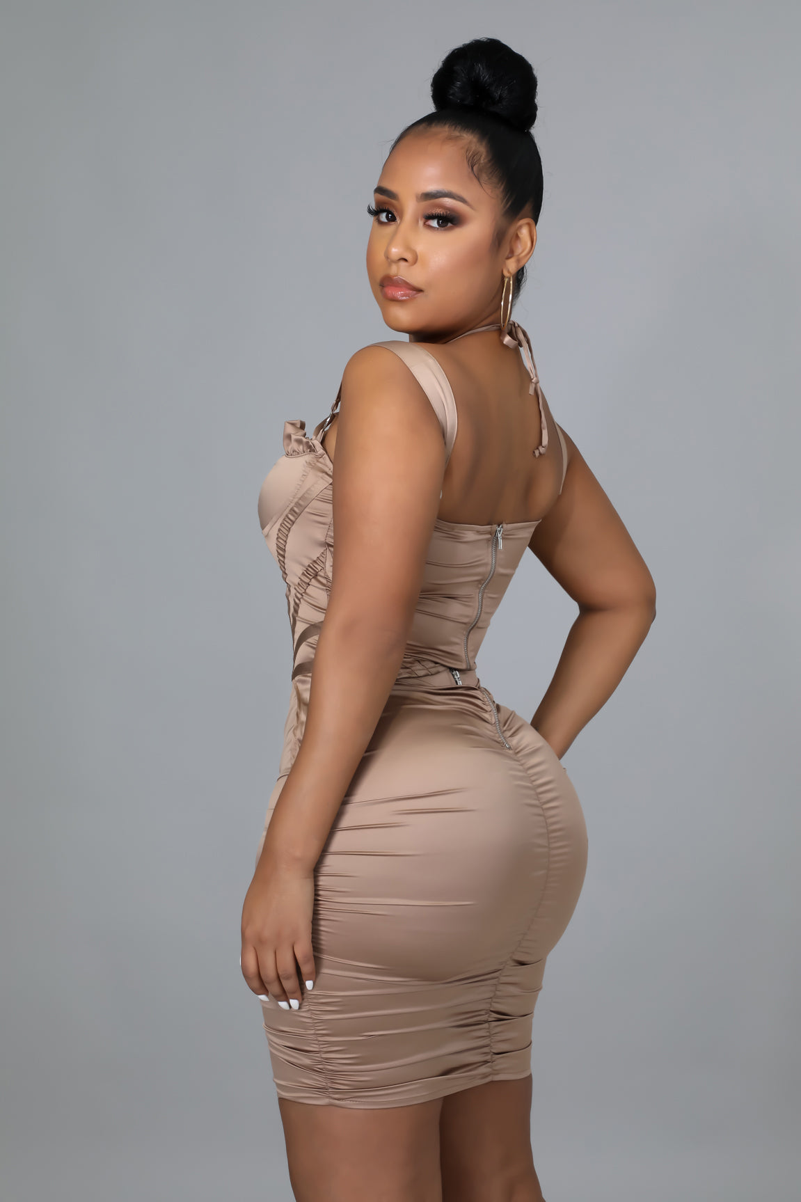 Satin Nights Skirt Set