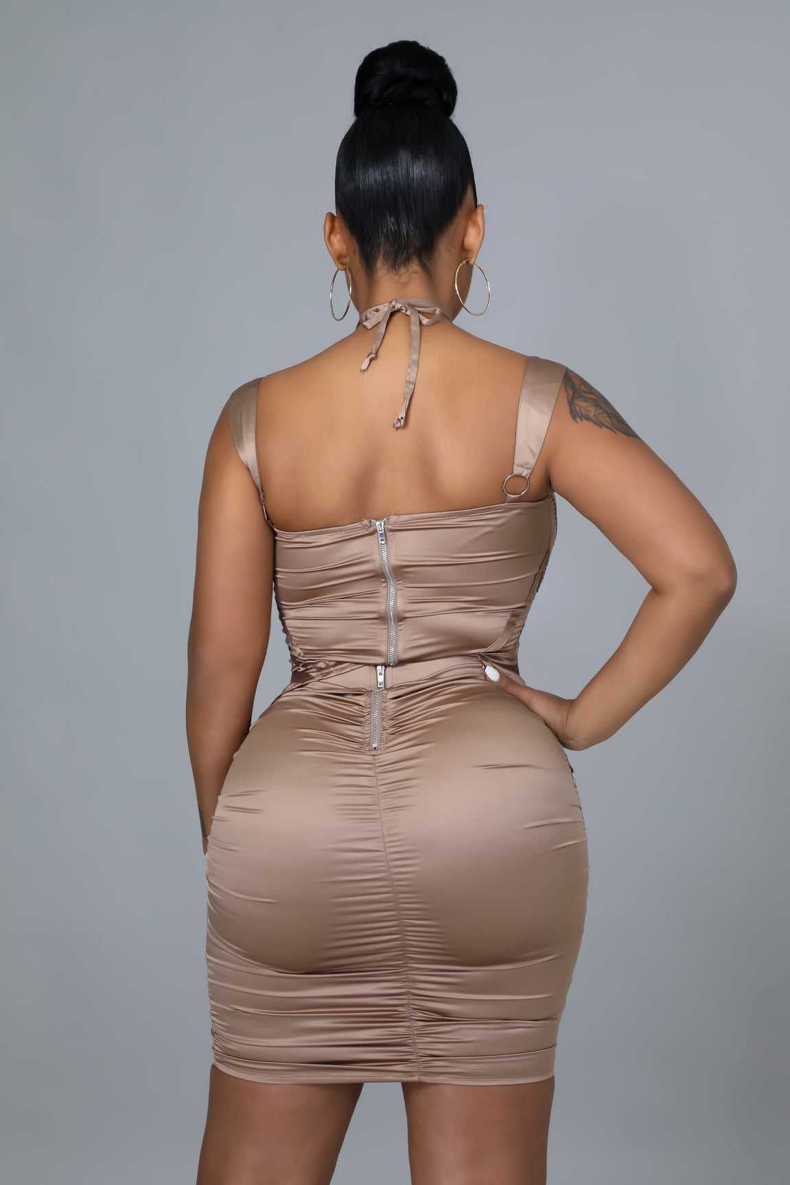 Satin Nights Skirt Set