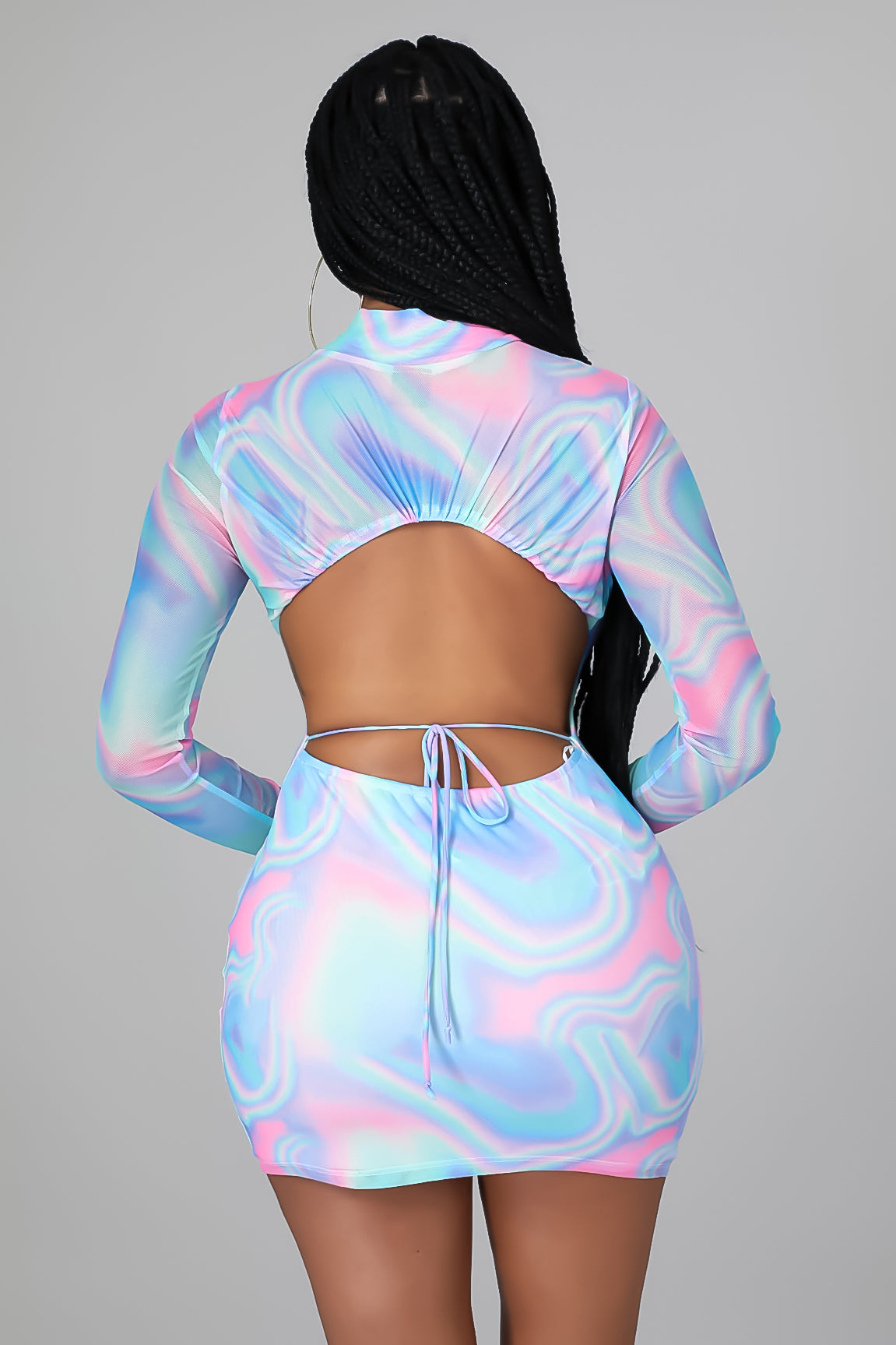Dipped In Watercolor Dress