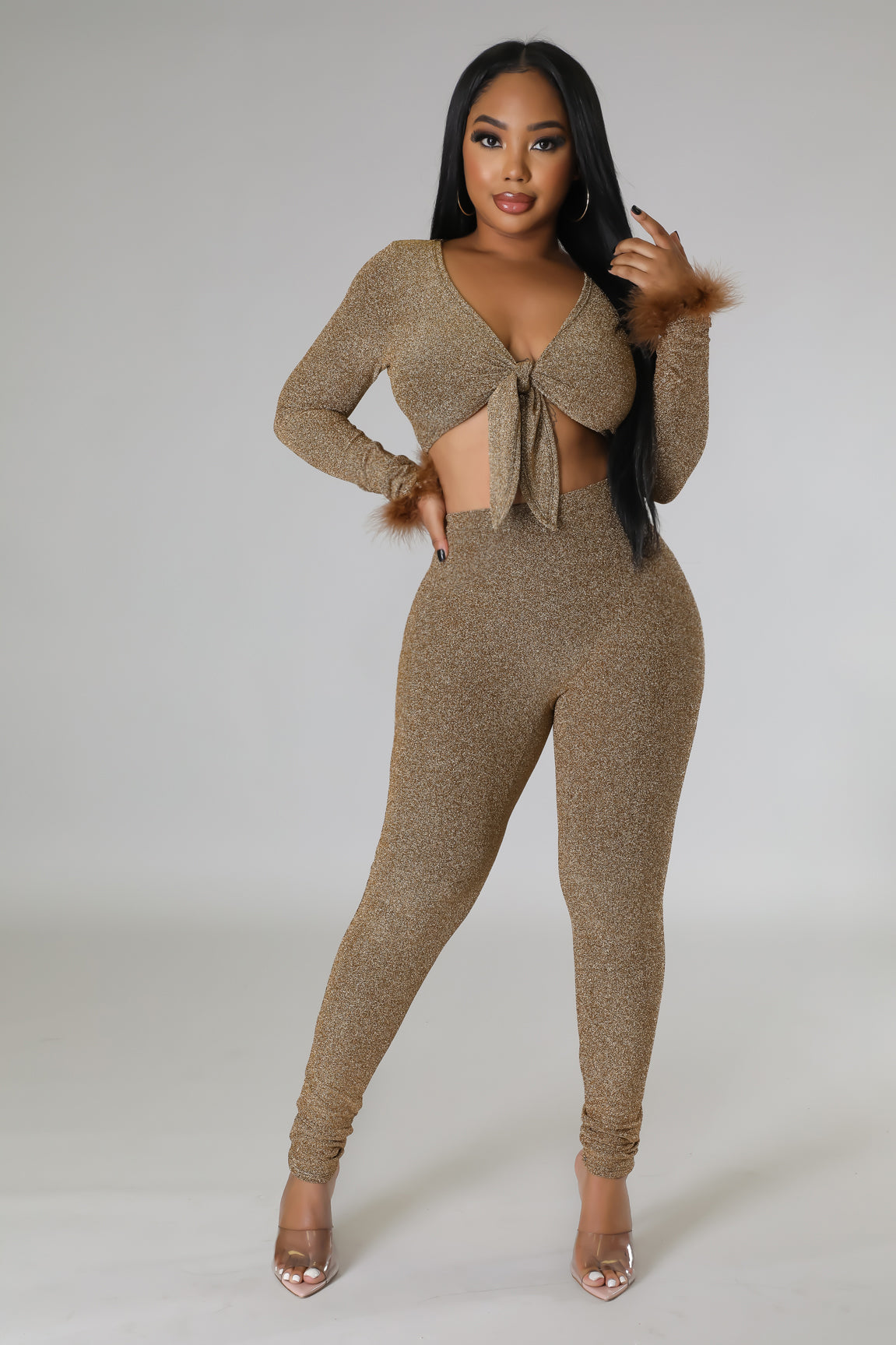 Golden Hottie Legging Set