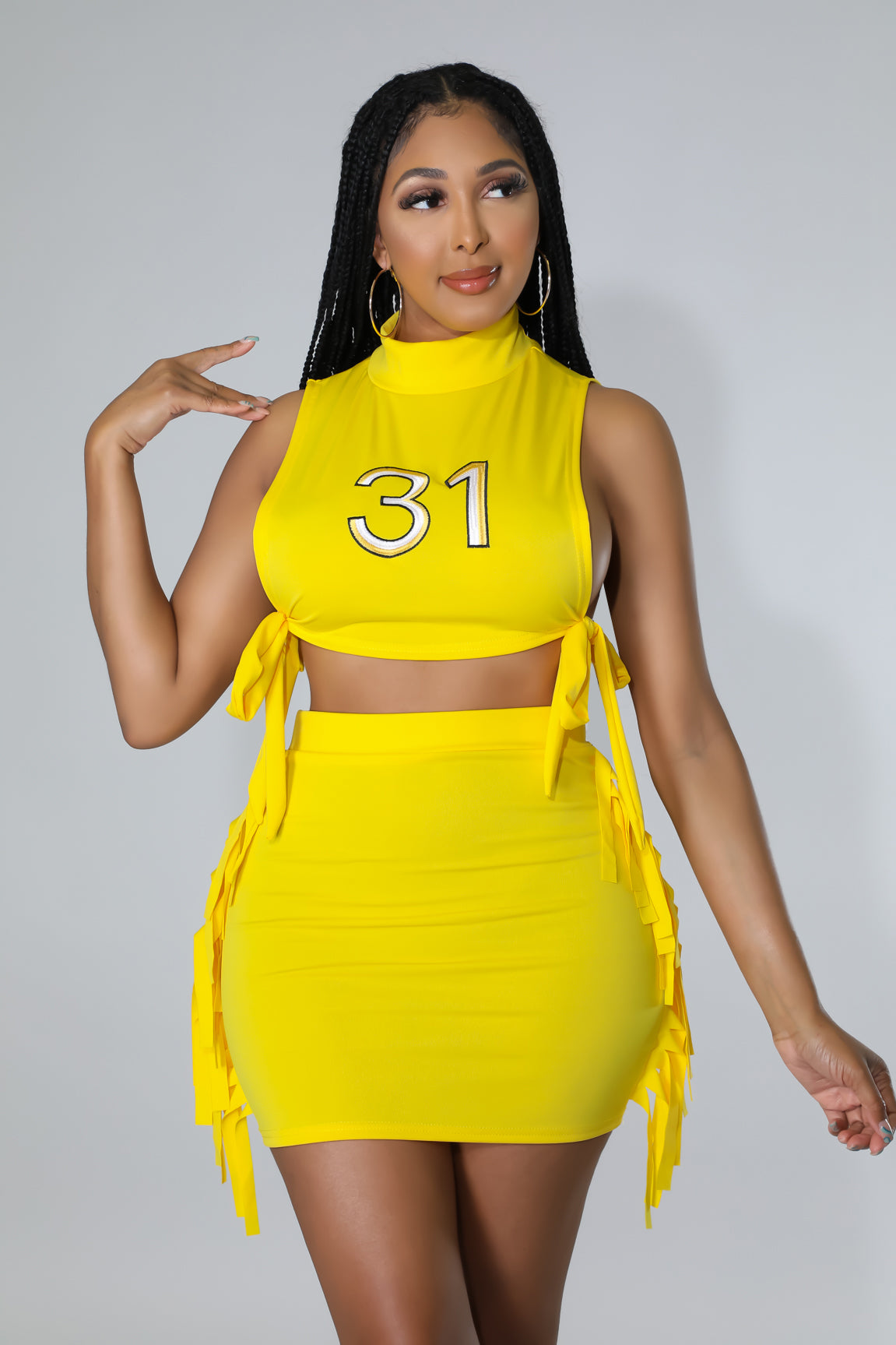 Babe Mode Skirt Set