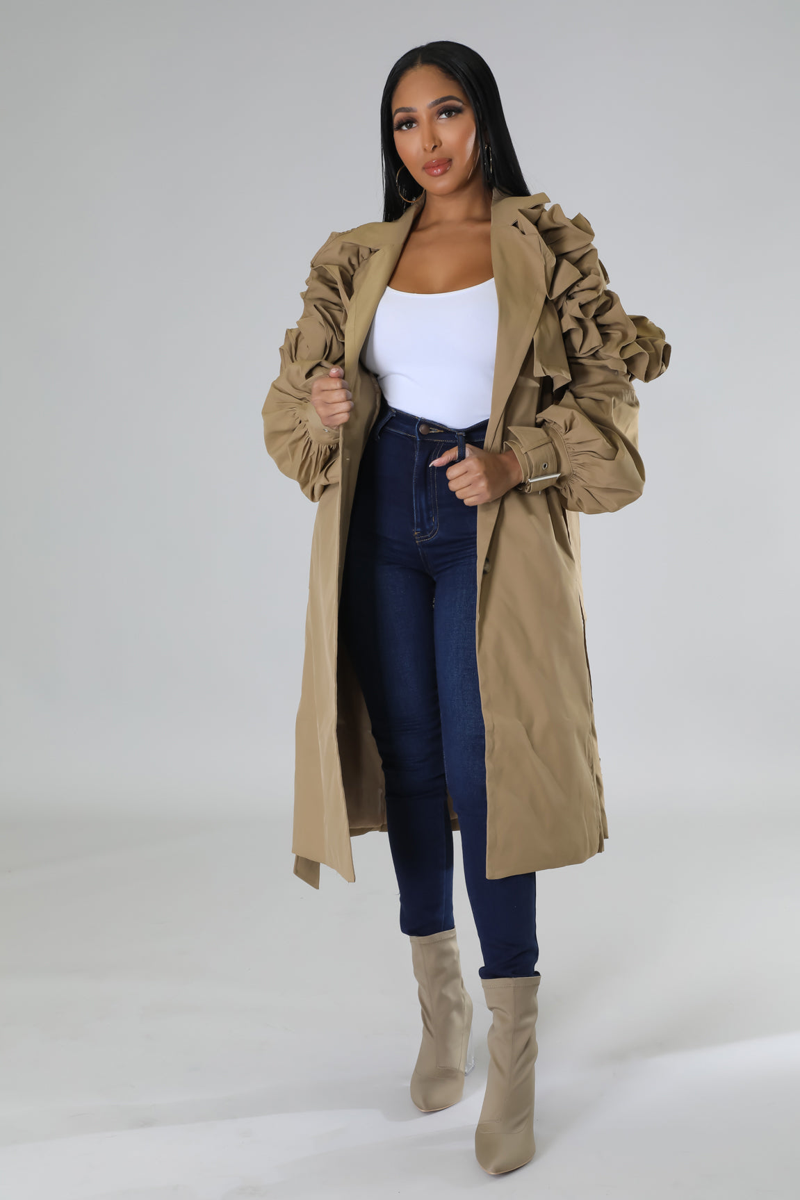 Ruffled Thoughts Coat