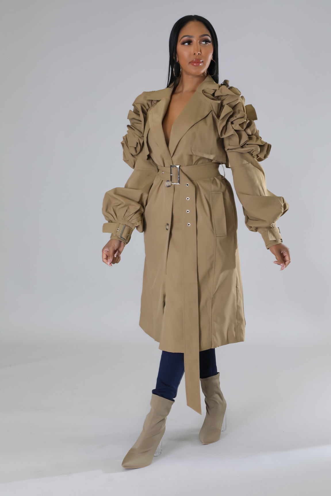 Ruffled Thoughts Coat