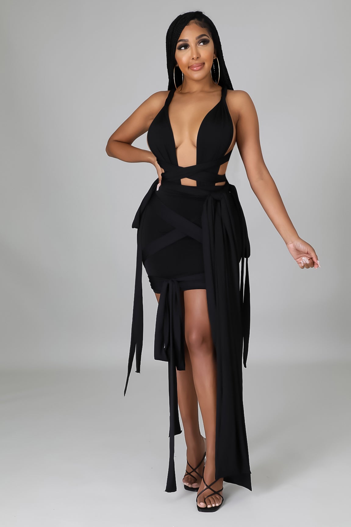 Angelina Bodysuit Skirt Set