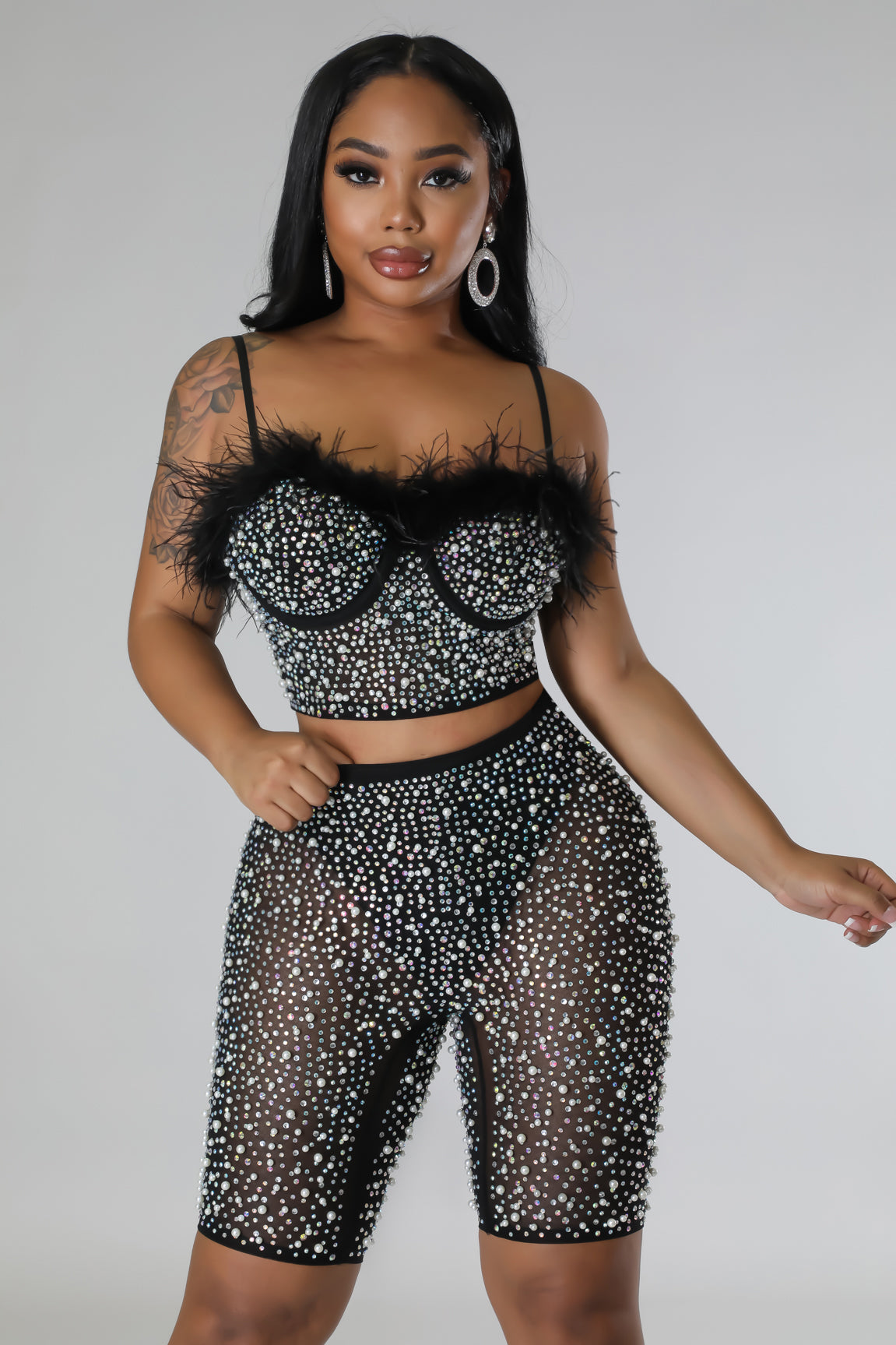 Material Gurl Short Set