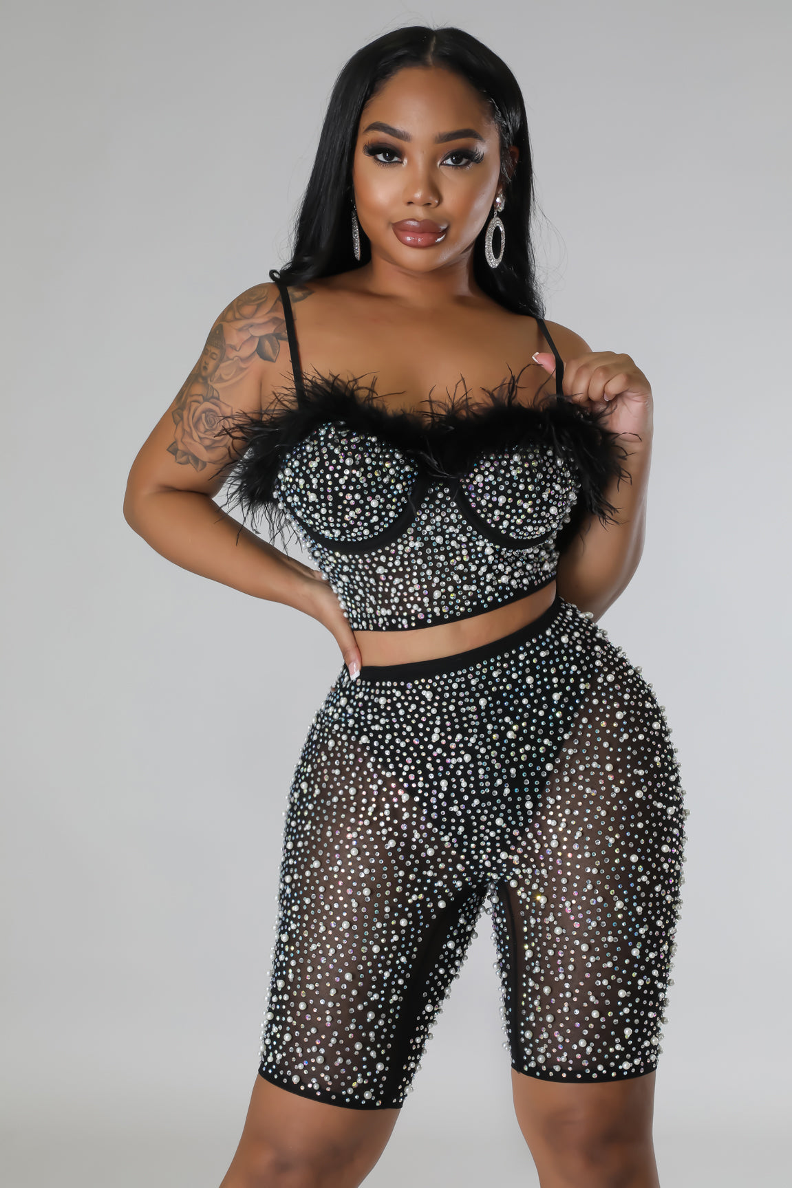 Material Gurl Short Set