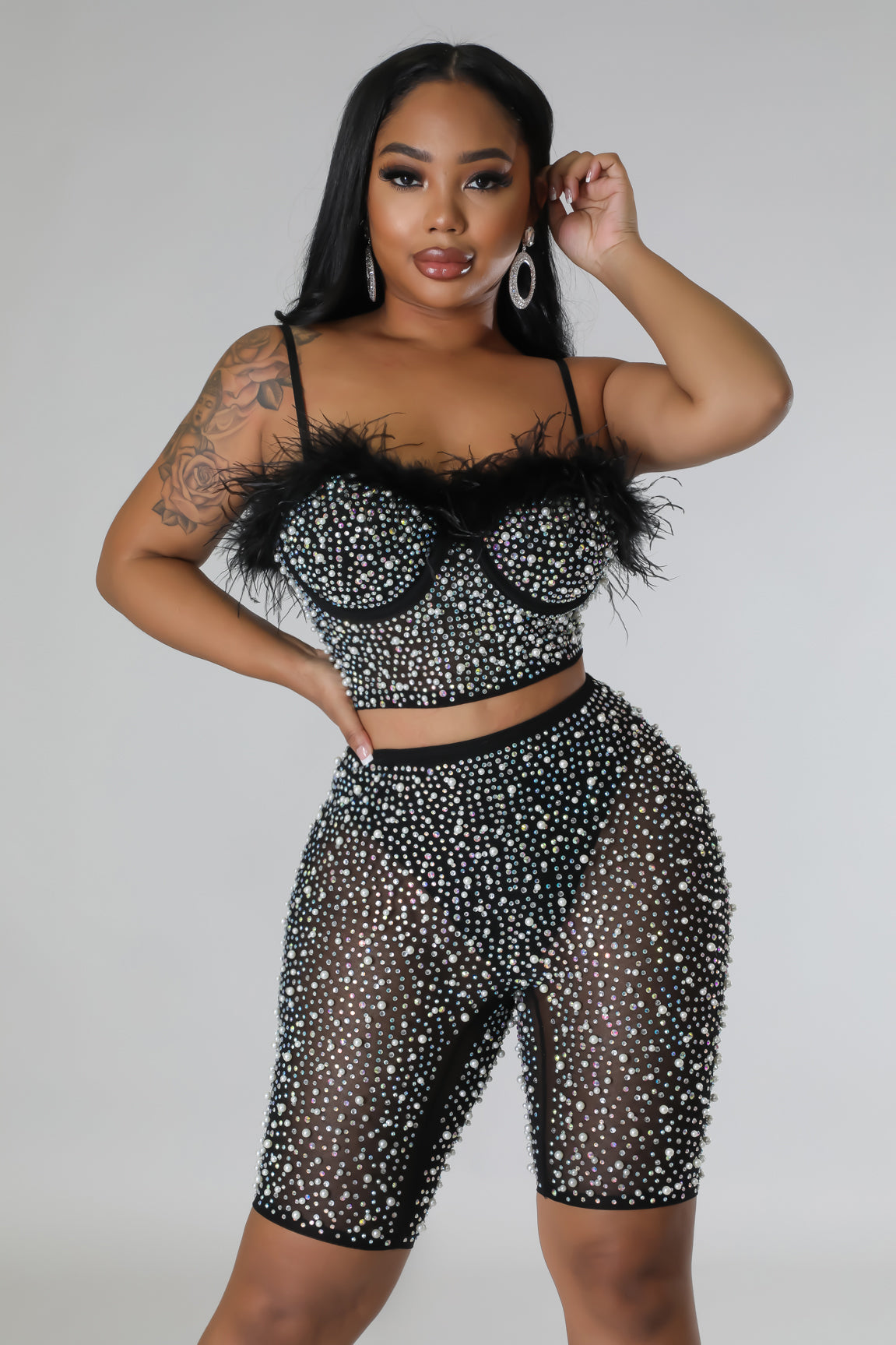 Material Gurl Short Set