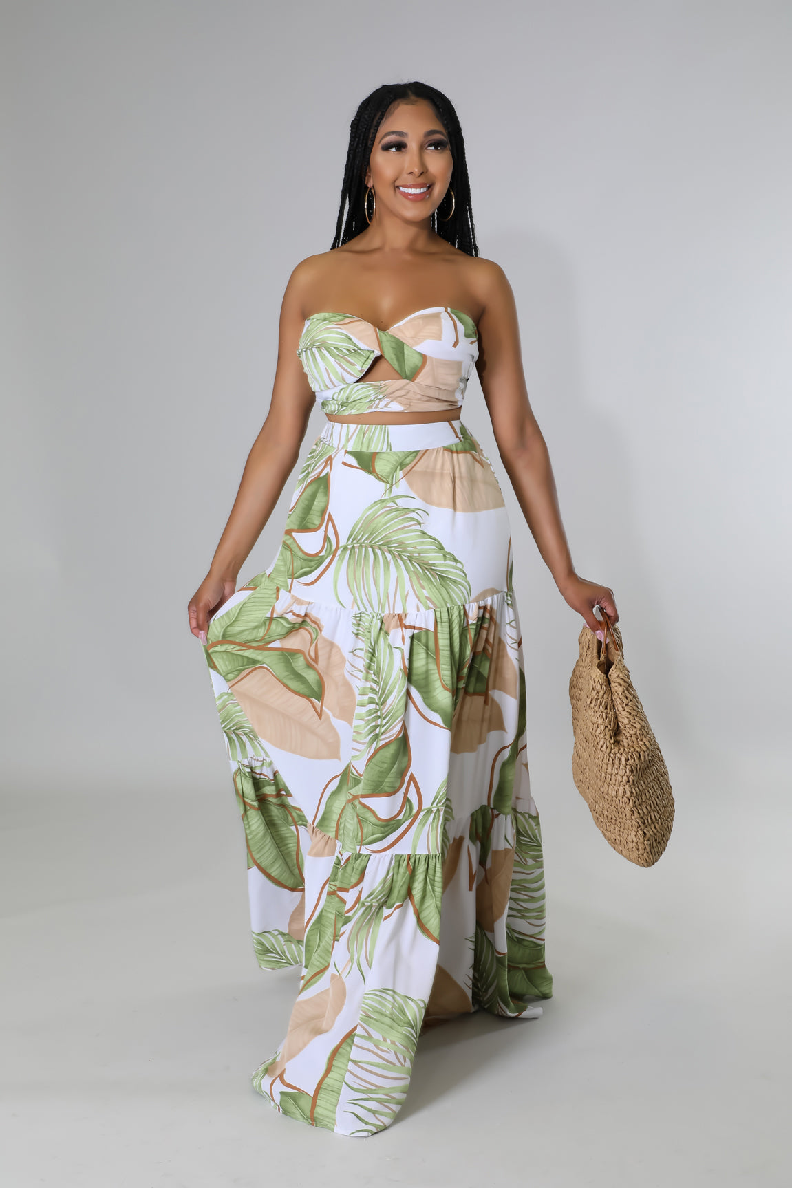 Spring Baby Skirt Set