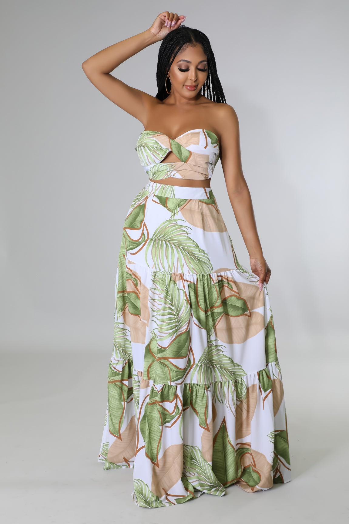 Spring Baby Skirt Set