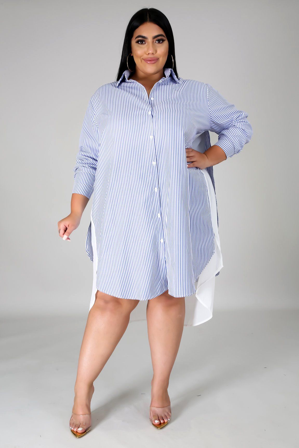 A Little Sheer Tunic Dress