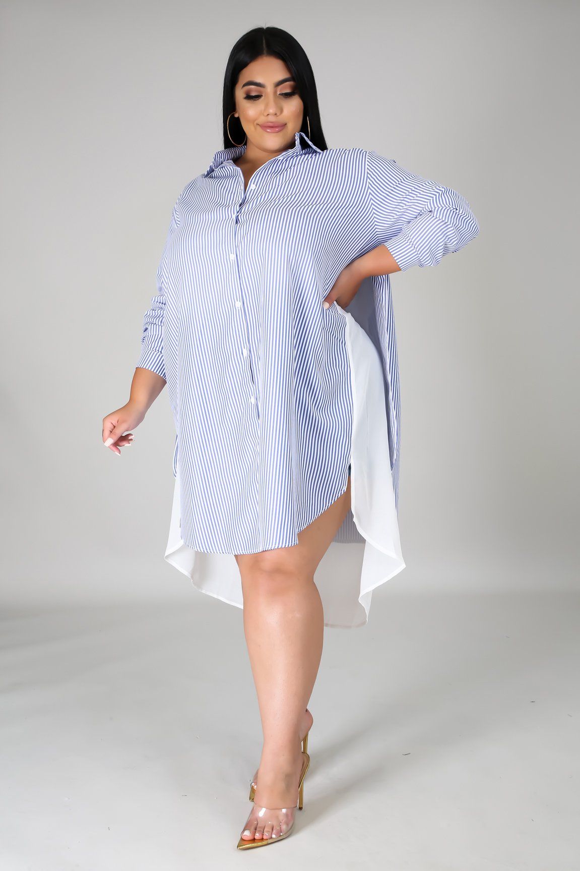 A Little Sheer Tunic Dress