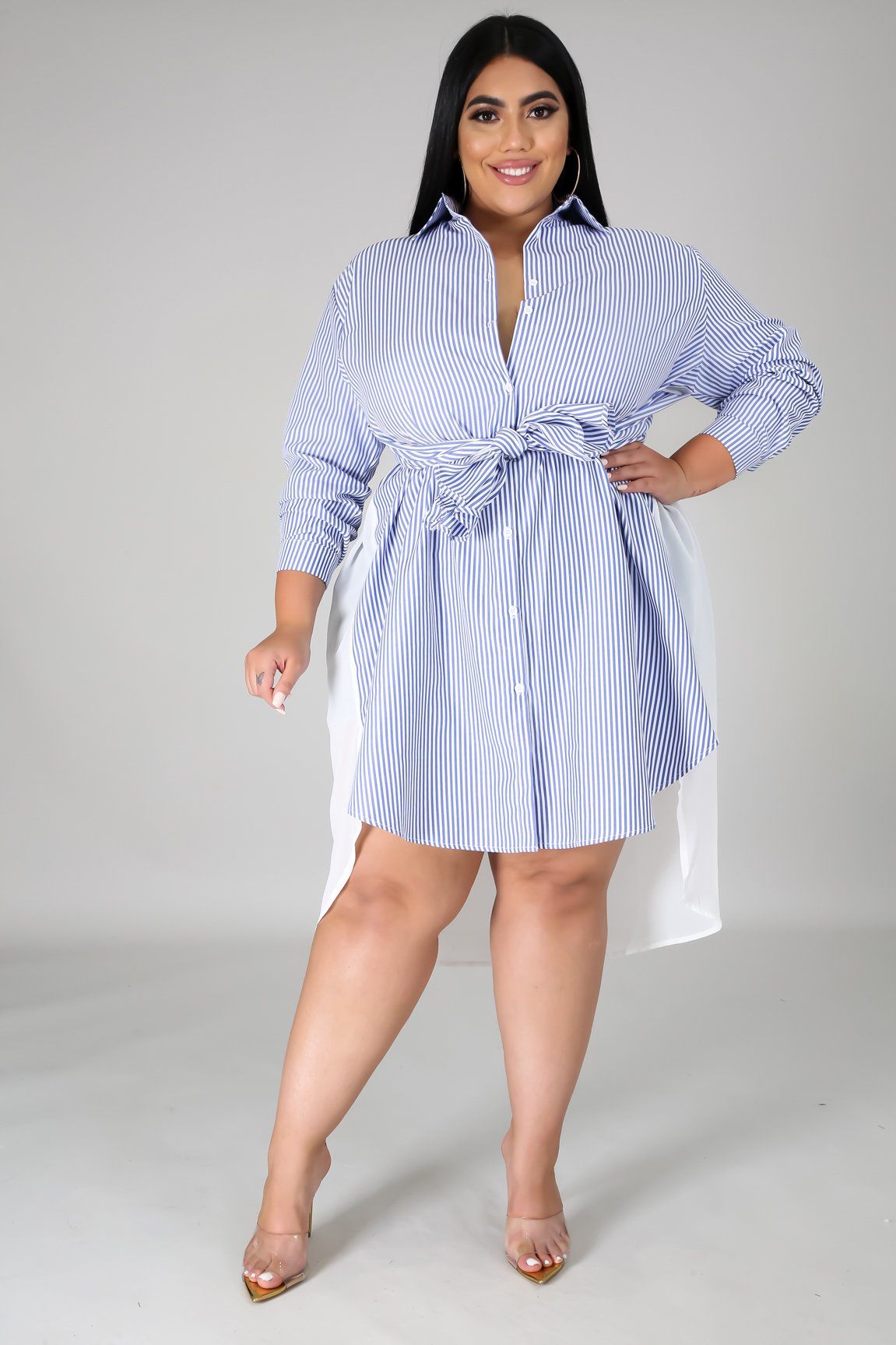 A Little Sheer Tunic Dress