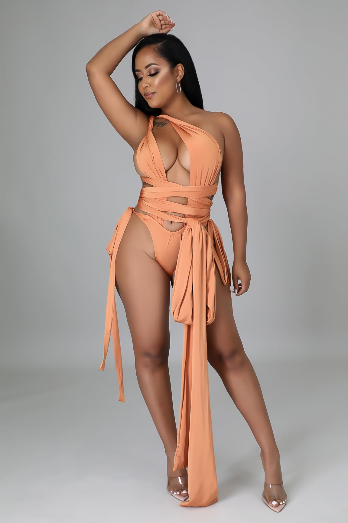 Angelina Bodysuit Skirt Set