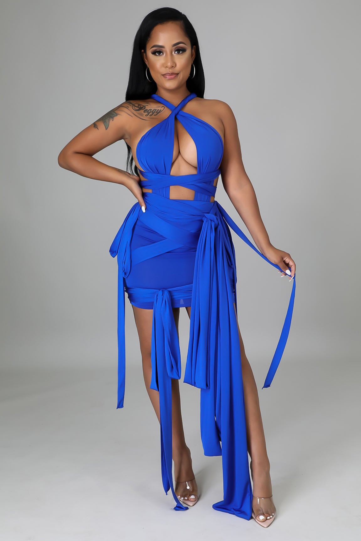 Angelina Bodysuit Skirt Set