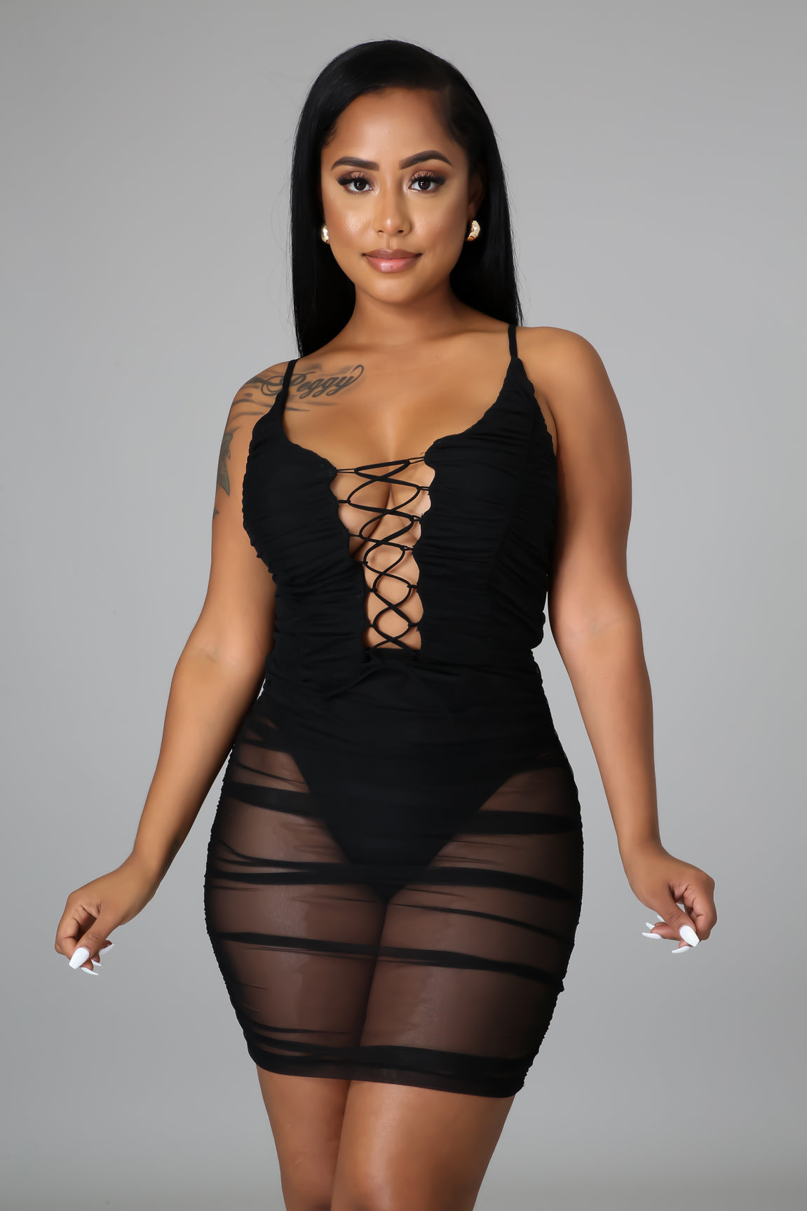 Forever Ruched Skirt Set