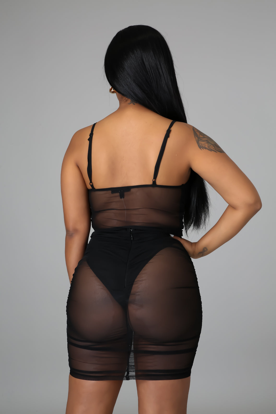 Forever Ruched Skirt Set