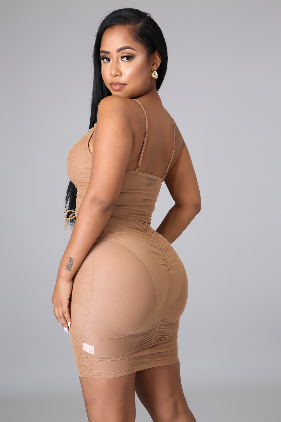 Forever Ruched Skirt Set