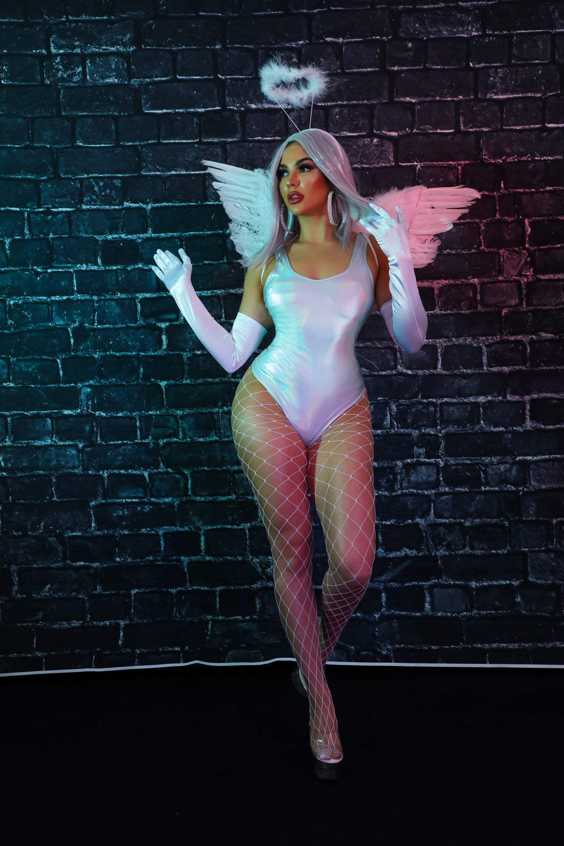 Holographic Metallic Bodysuit