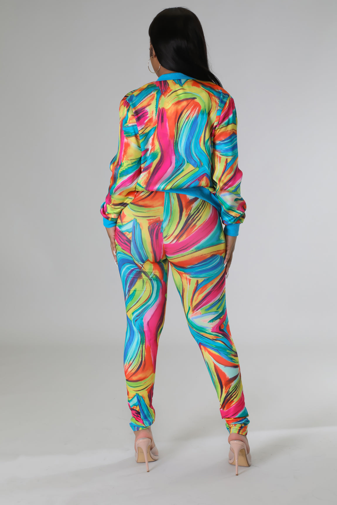 Swirls Of Color Legging Set