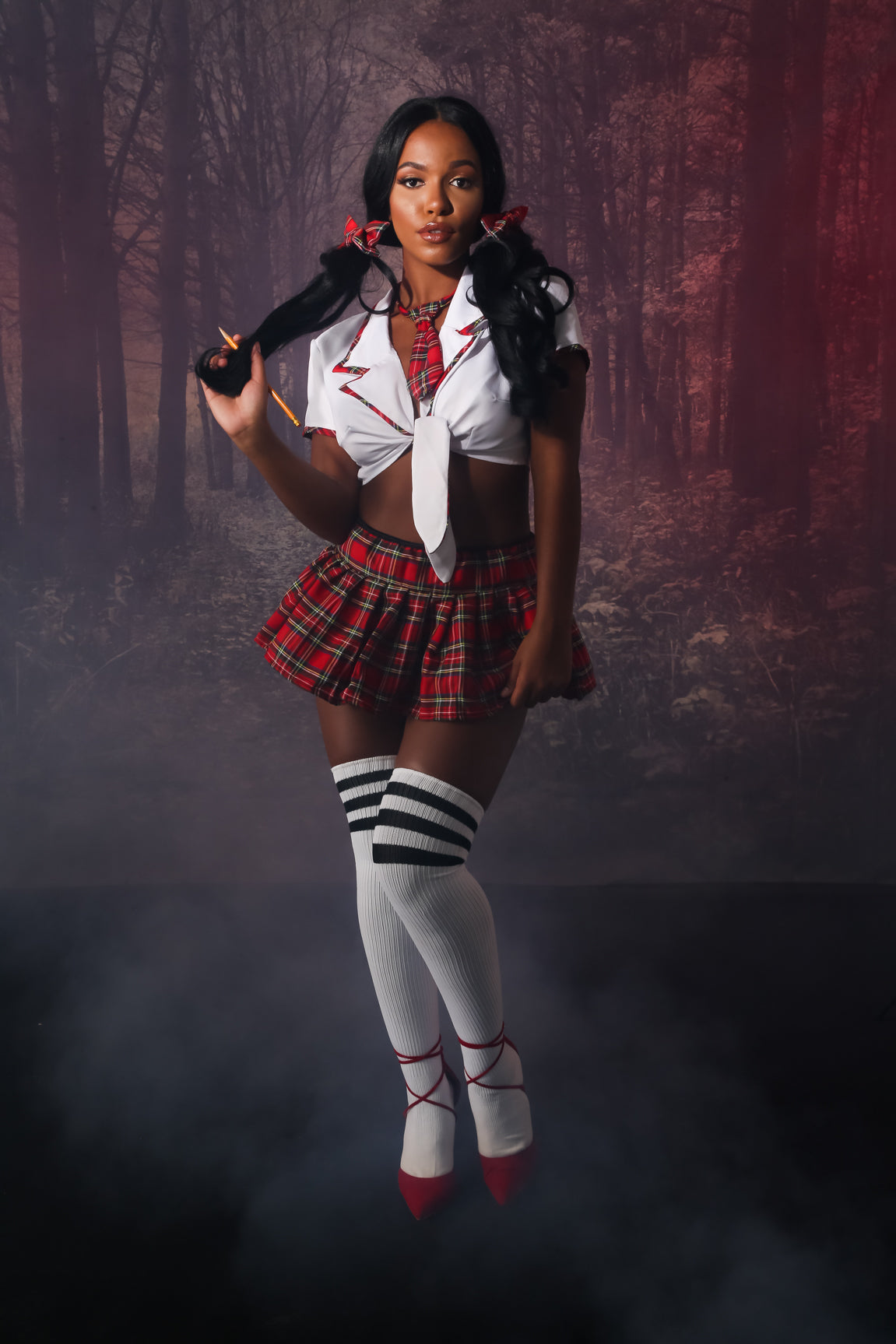Athletic Ribbed Thigh Highs | GitiOnline