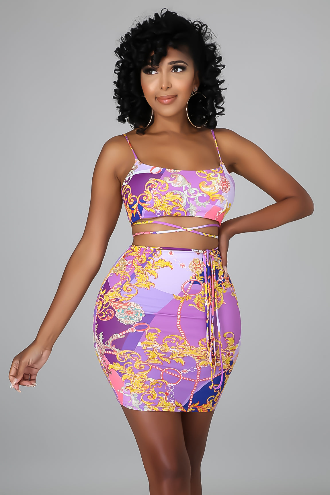Brazilian Tans Skirt Set