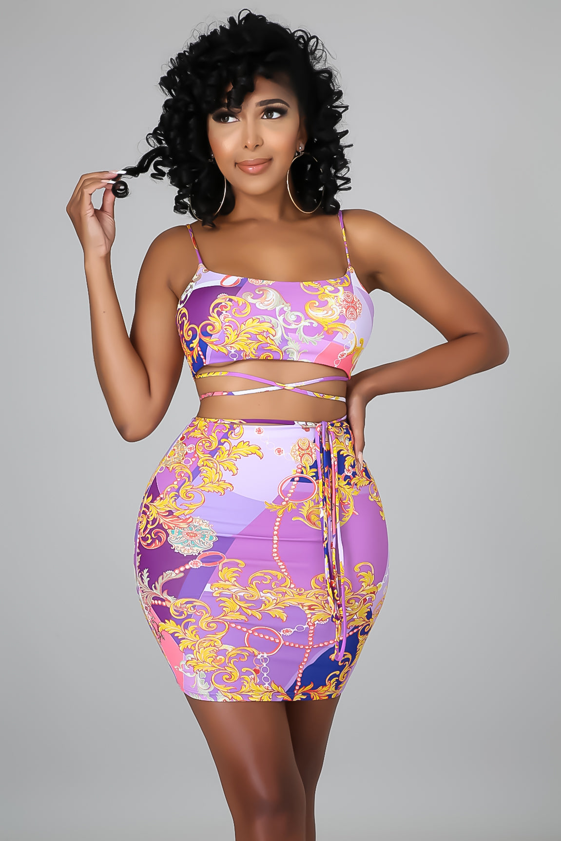 Brazilian Tans Skirt Set