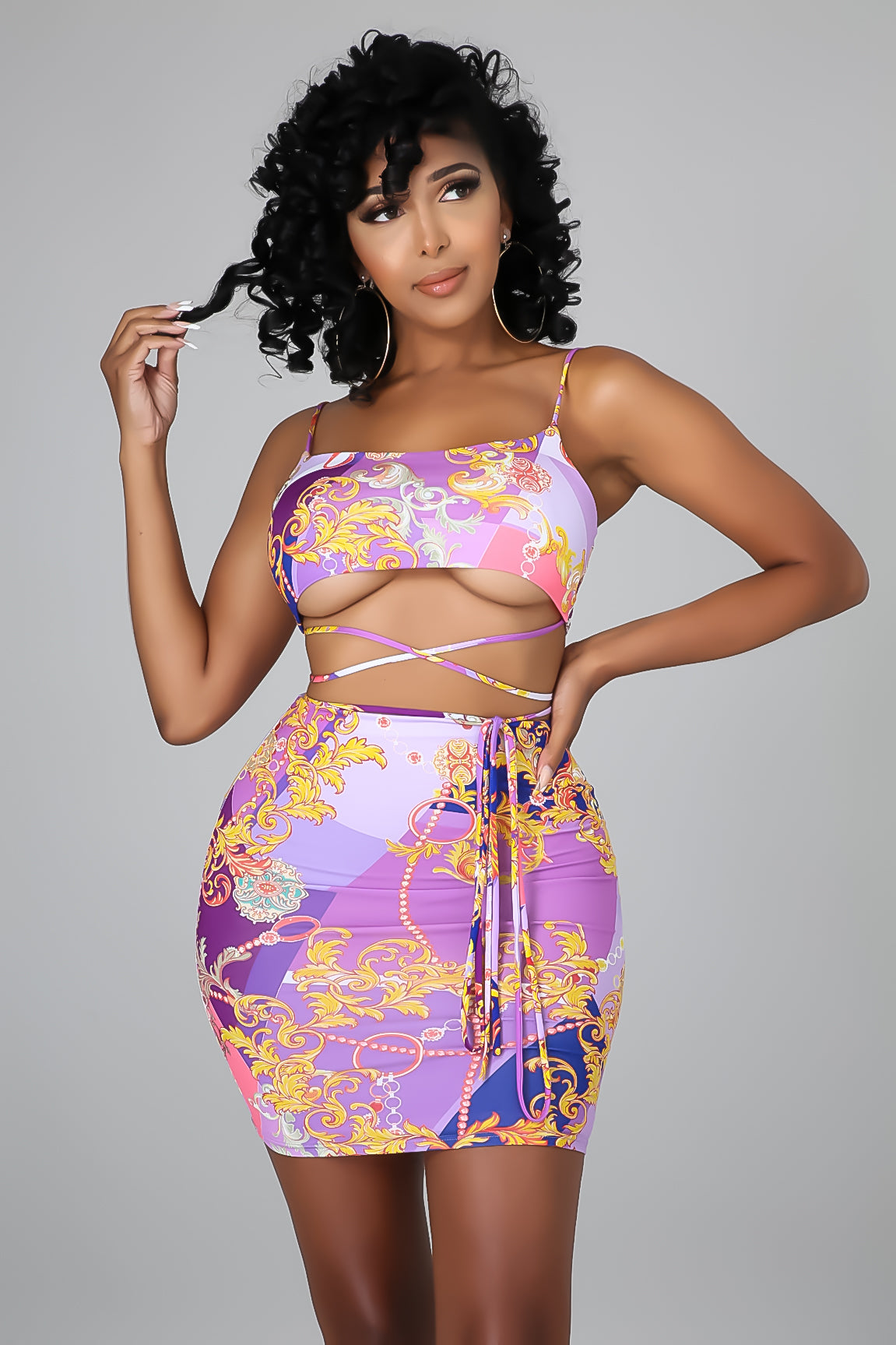 Brazilian Tans Skirt Set