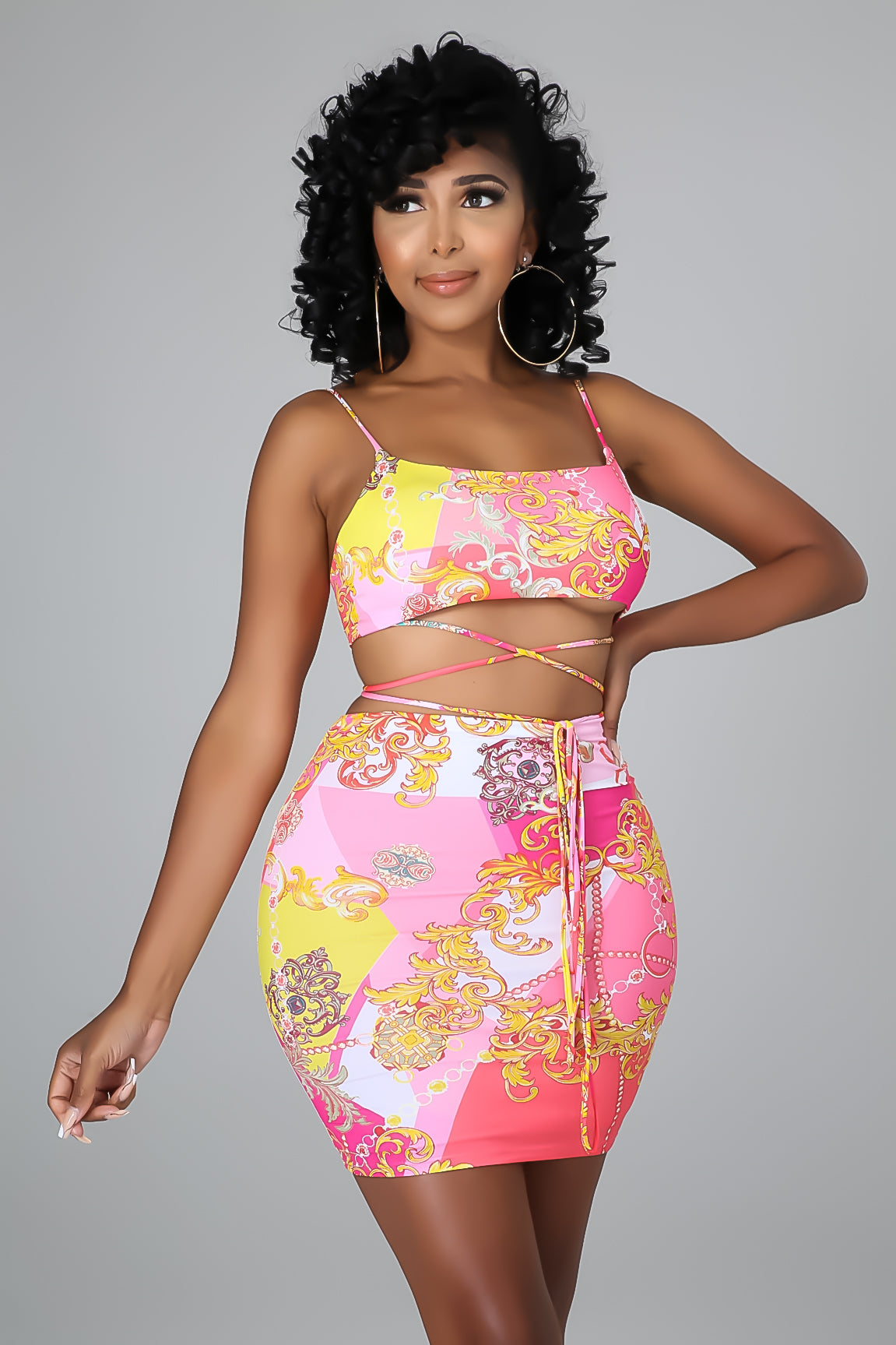 Brazilian Tans Skirt Set