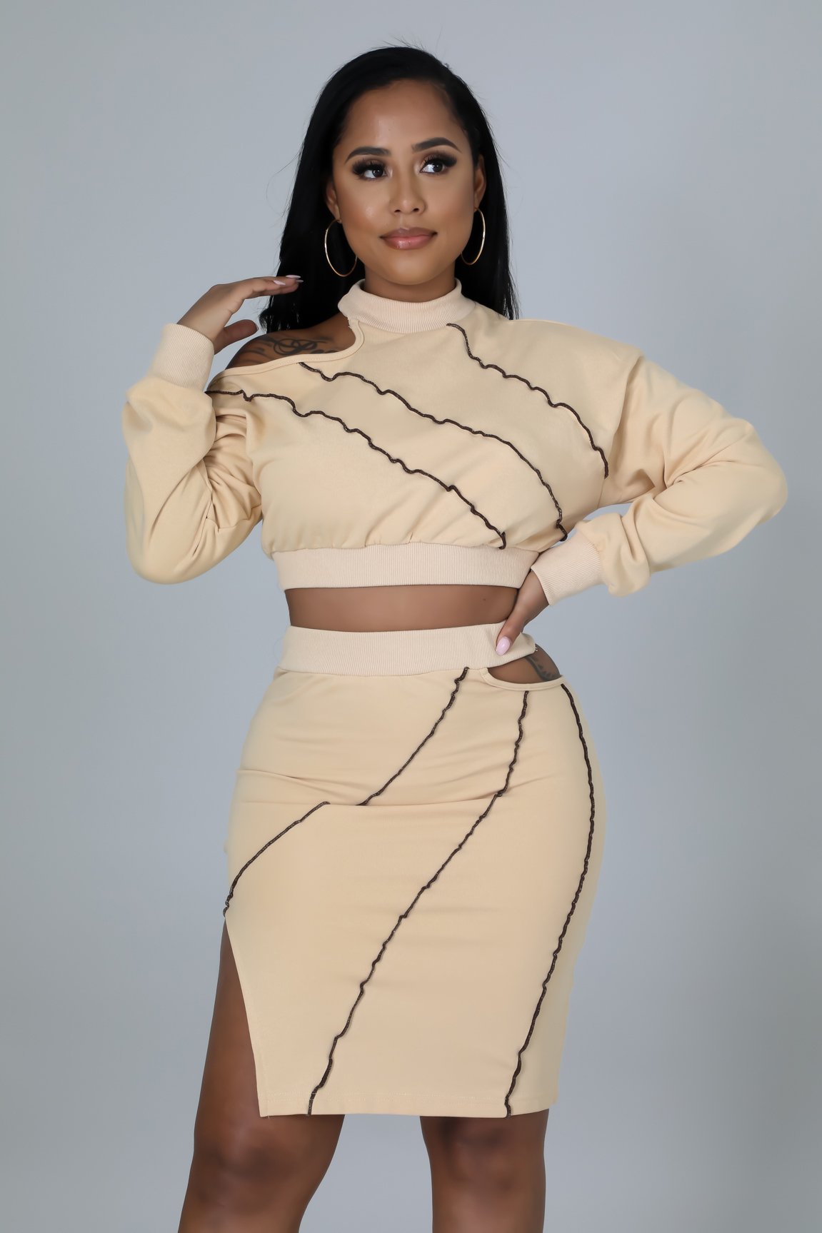 Adiene Skirt Set