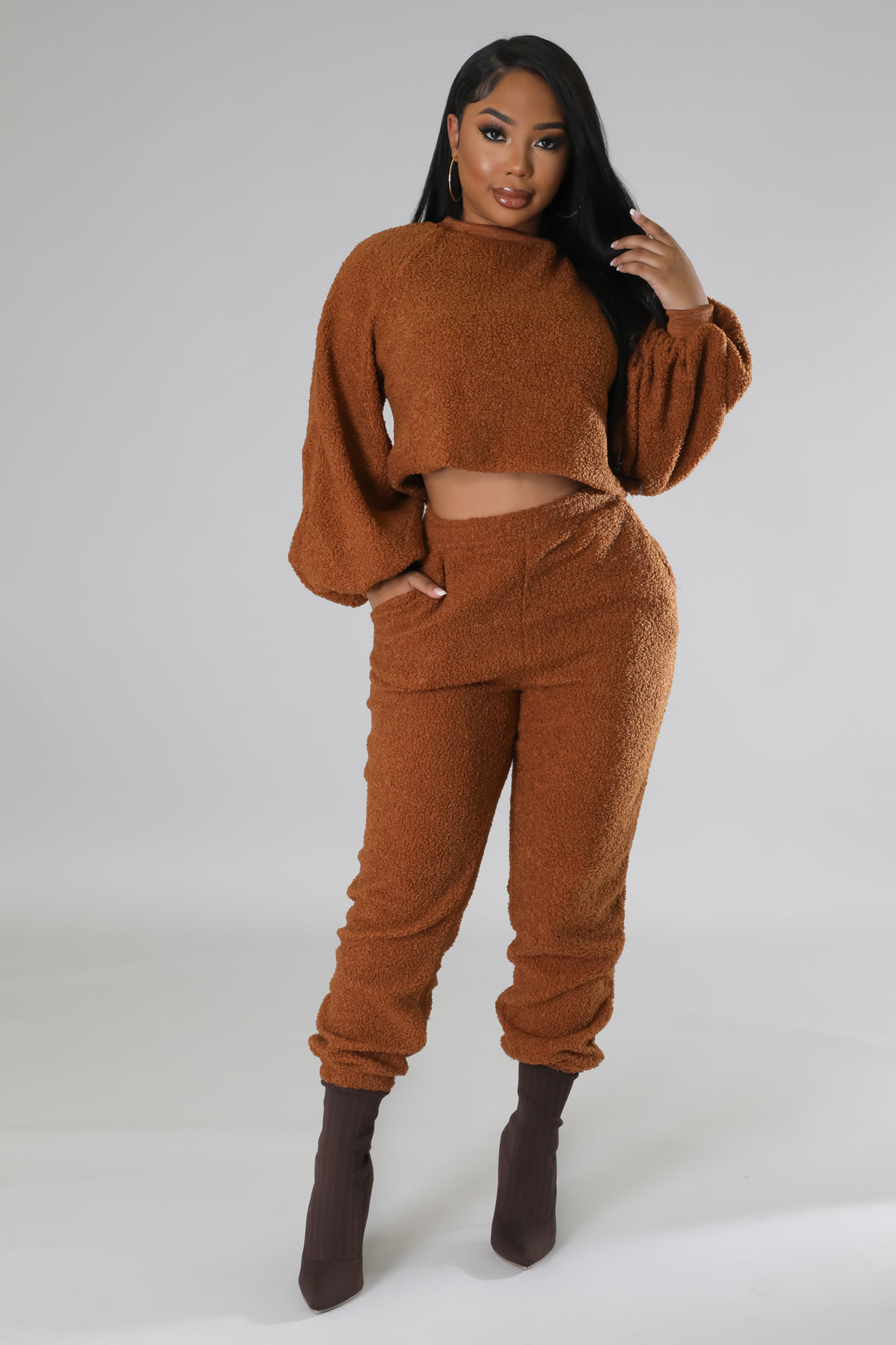 Fuzzy Feelings Pant Set