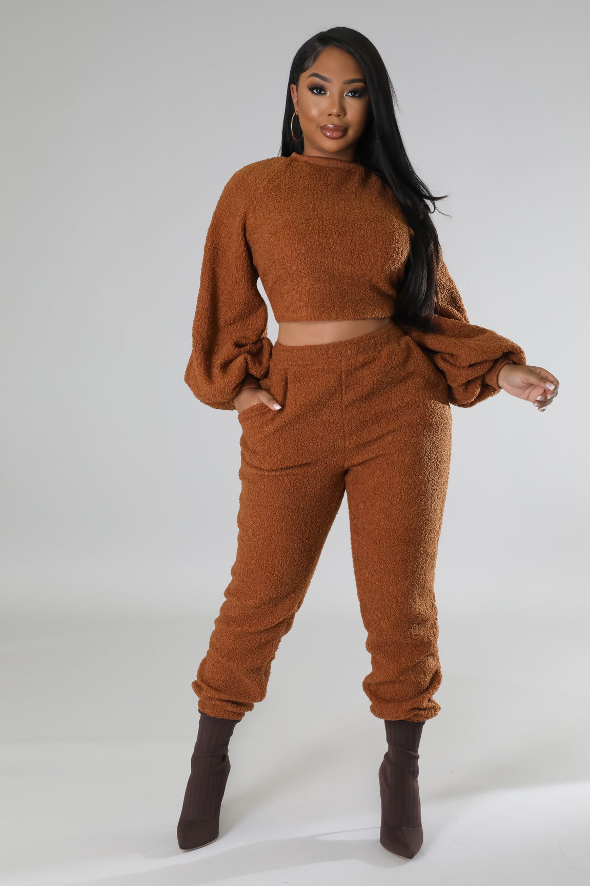 Fuzzy Feelings Pant Set