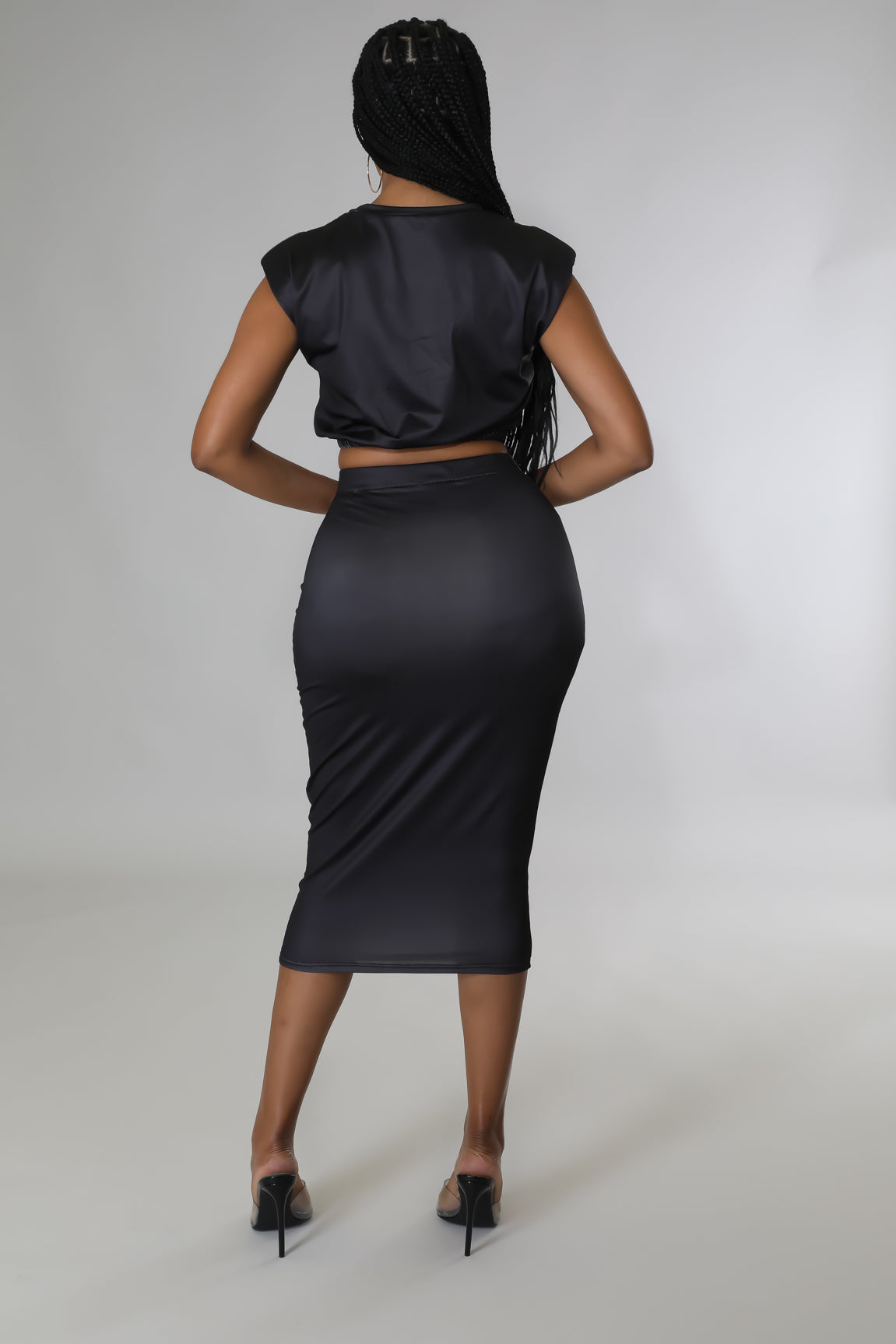 Colorful Splash Skirt Set
