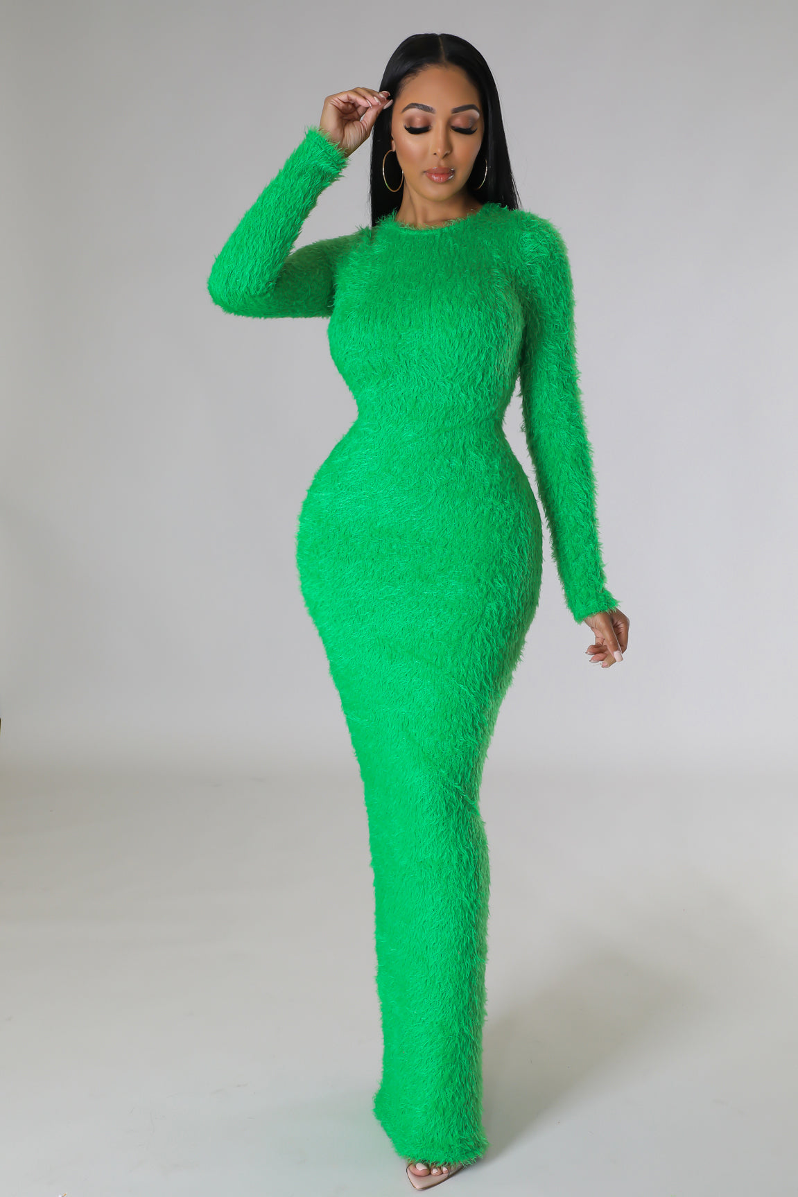Fuzzy Hours Dress