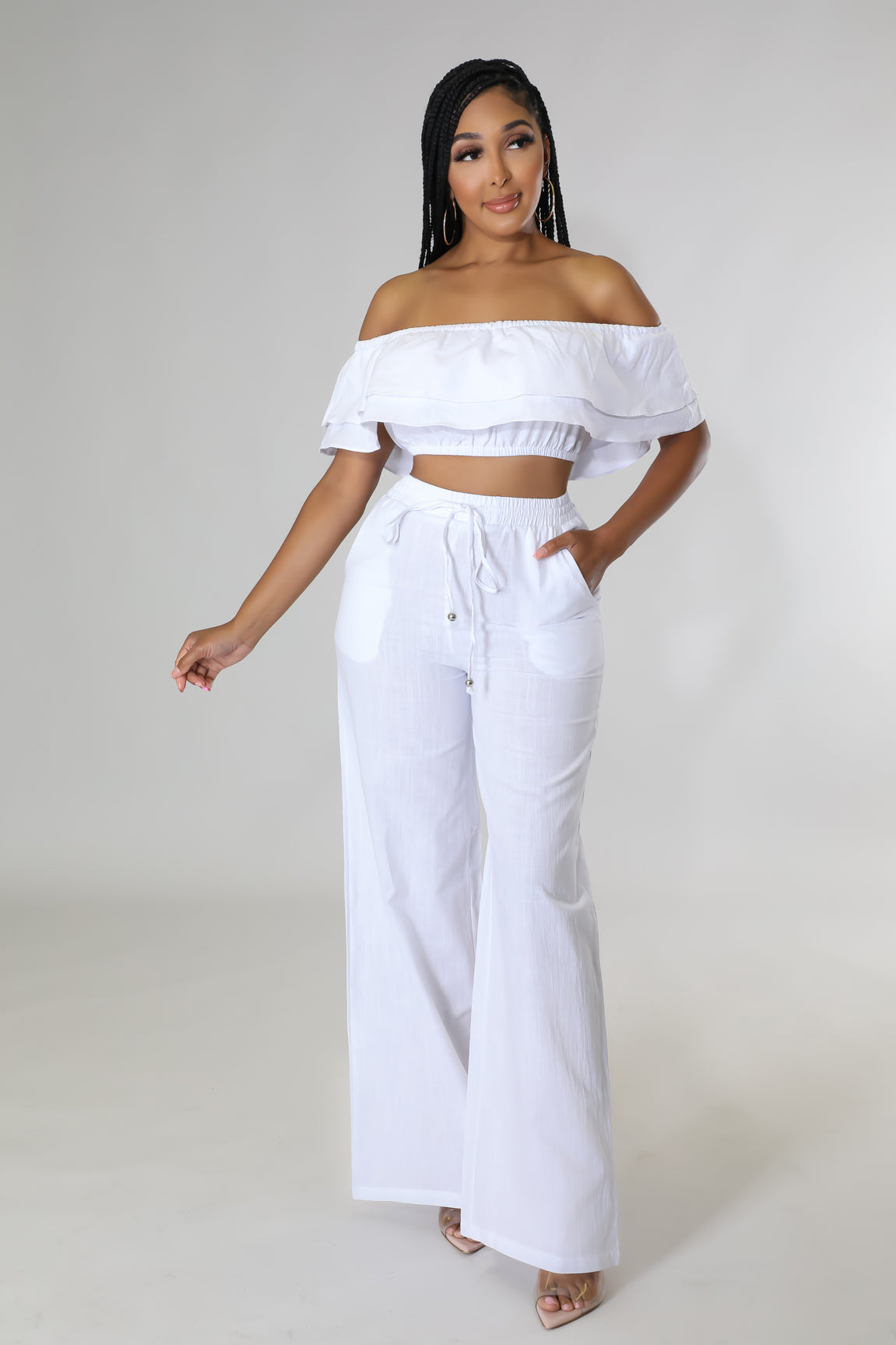Aubrei Linen Pant Set