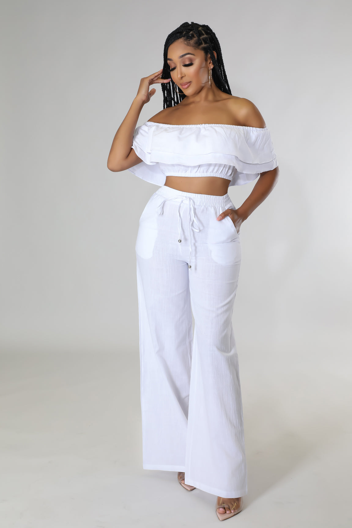 Aubrei Linen Pant Set
