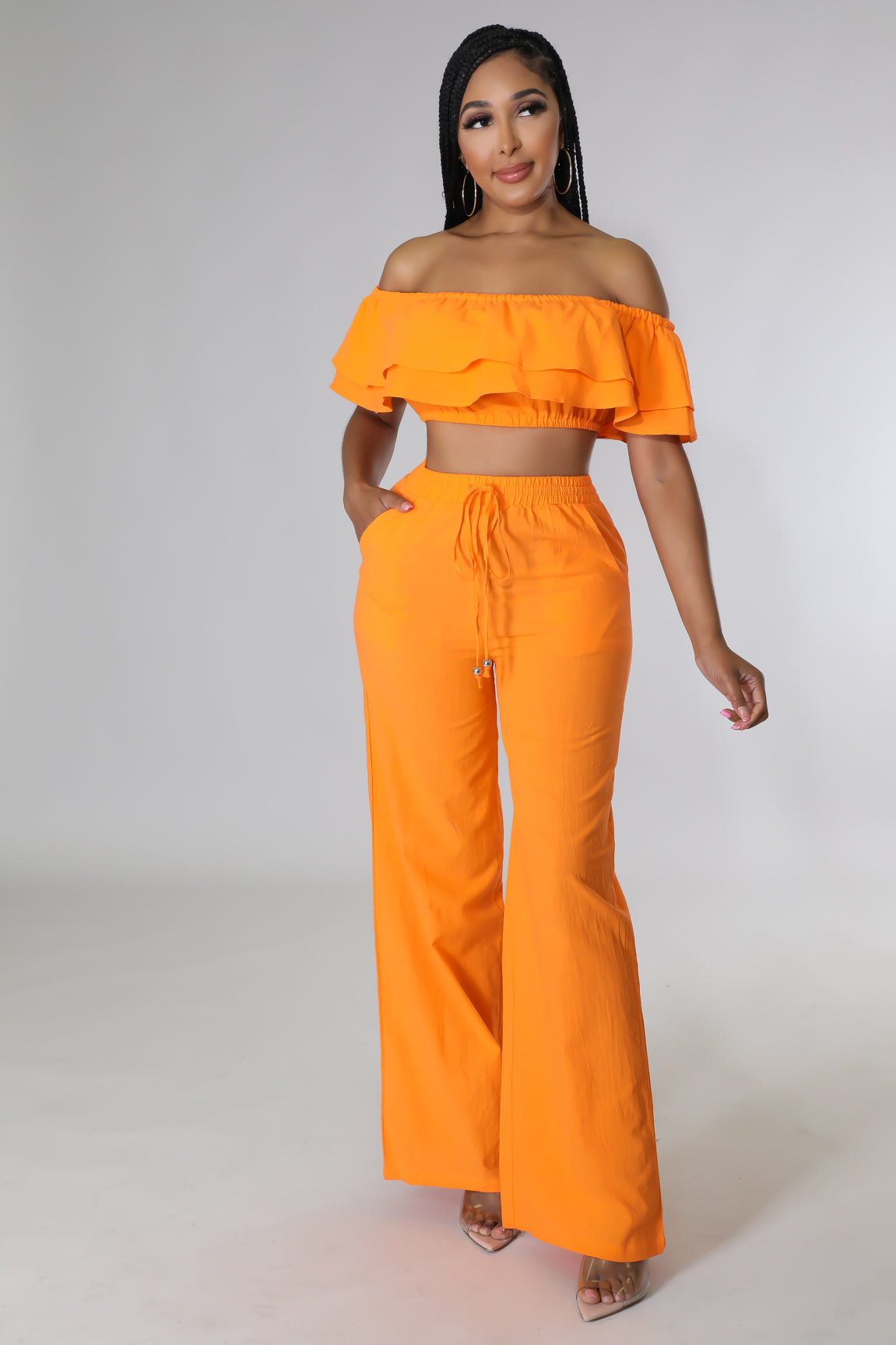 Aubrei Linen Pant Set