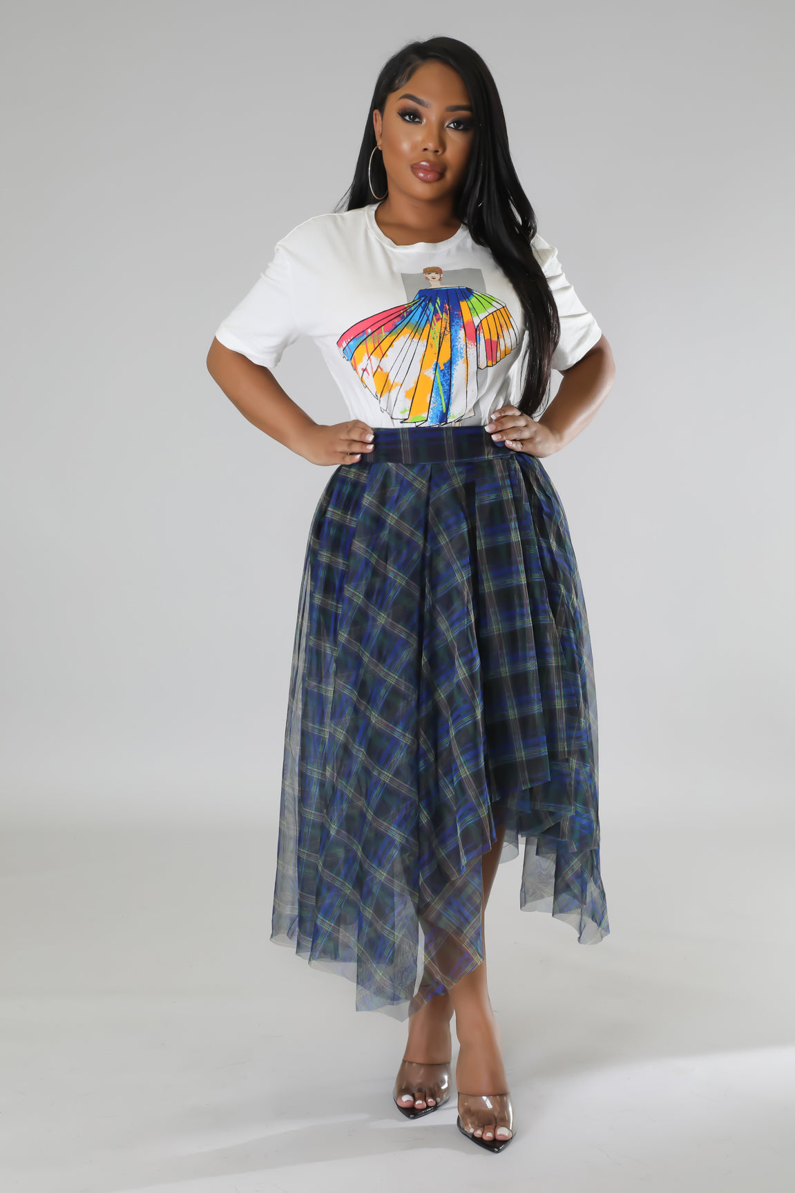 Plaid The Game Skirt