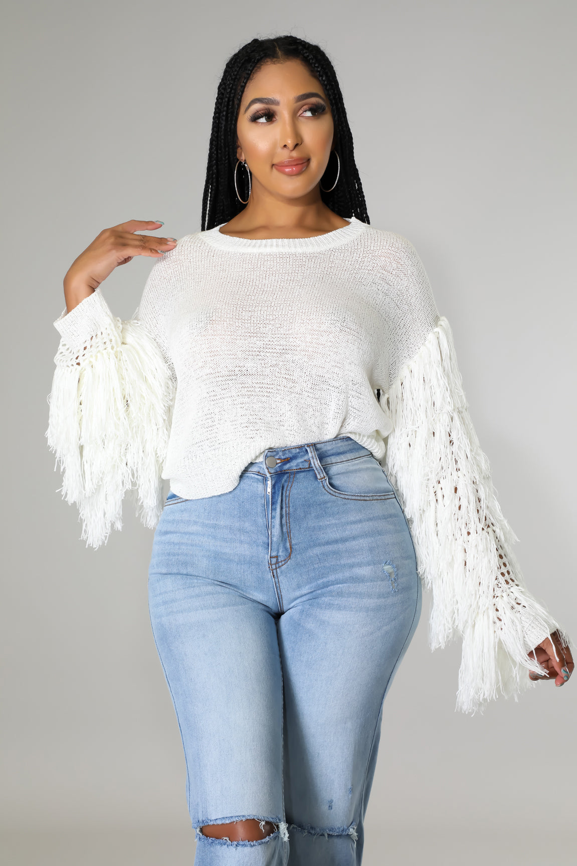 On The Fringes Sweater