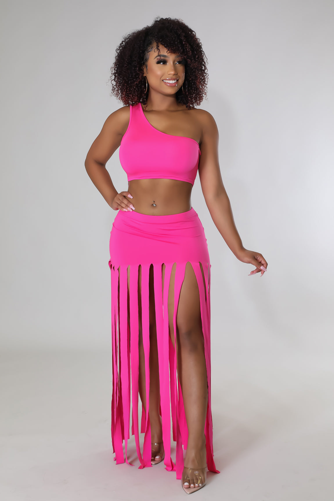 Pretty Lil' Fringe Skirt Set