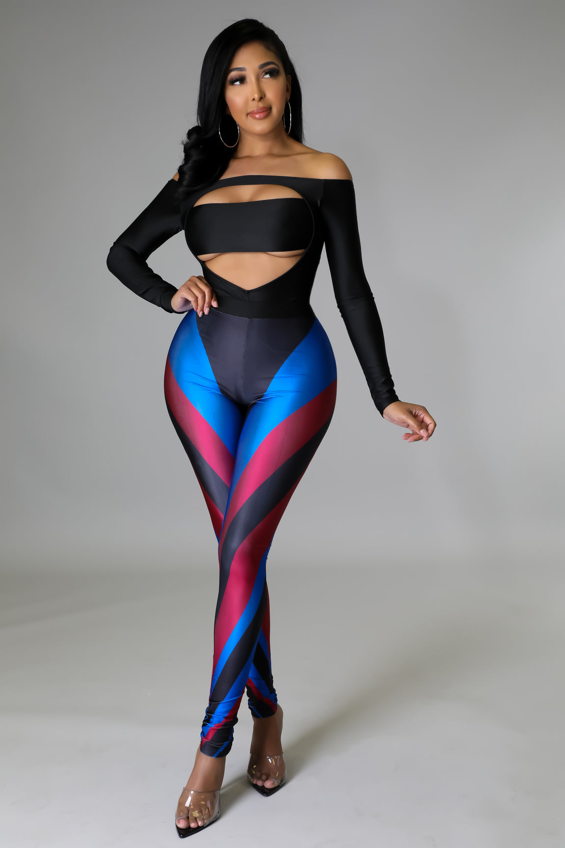 Ana-May Bodysuit Legging Set