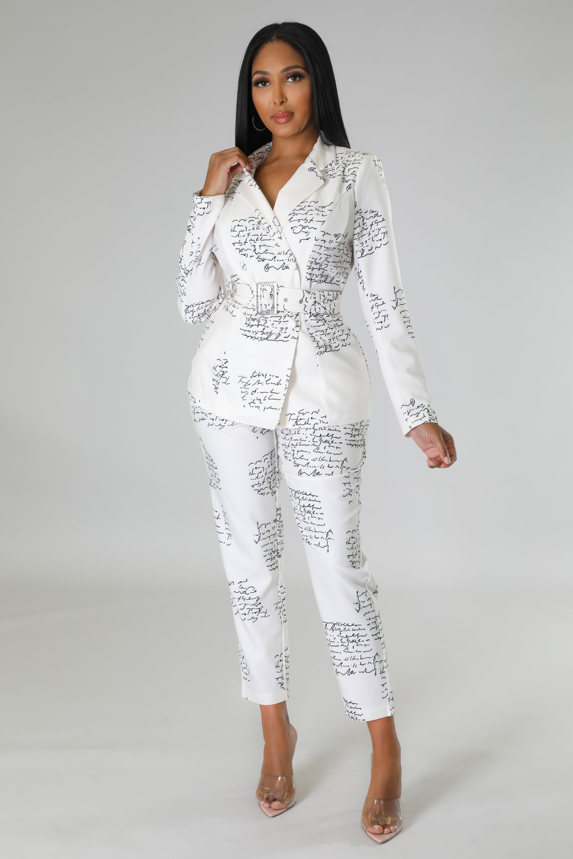 Written Affirmation Pant Set