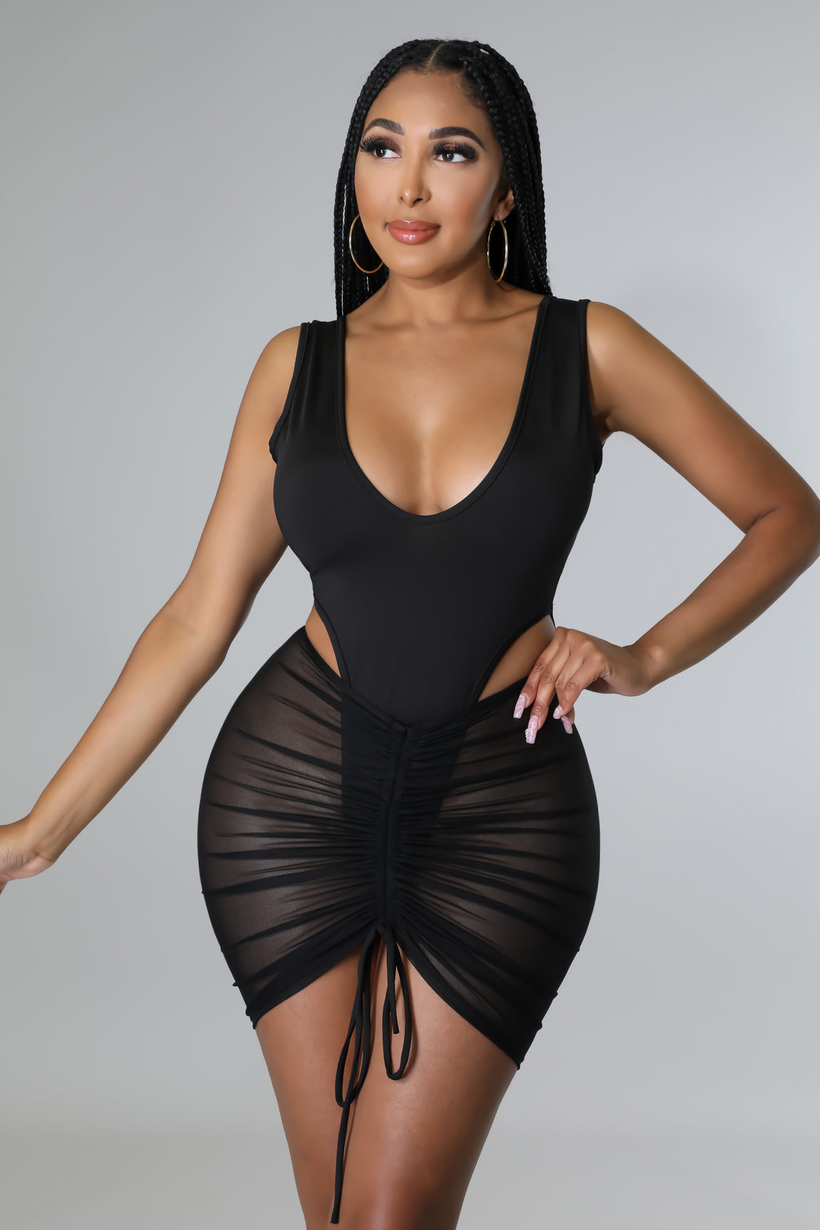 Summer Horizon Bodysuit Skirt Set